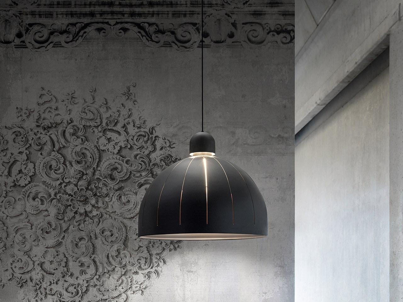 LED metal pendant lamp | Cupole S1 30 by Masiero