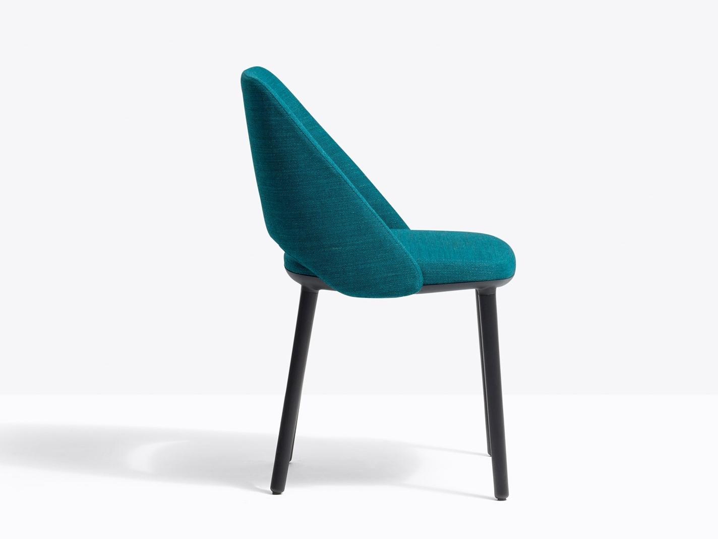 Upholstered fabric chair | Vic 655 by Pedrali
