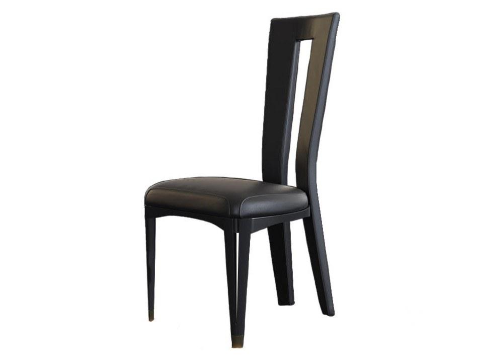 Walnut and leather chair | Michelangelo by Mantellassi 1926