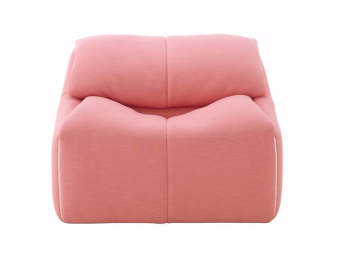 Fabric armchair with removable cover | Plumy by Ligne Roset