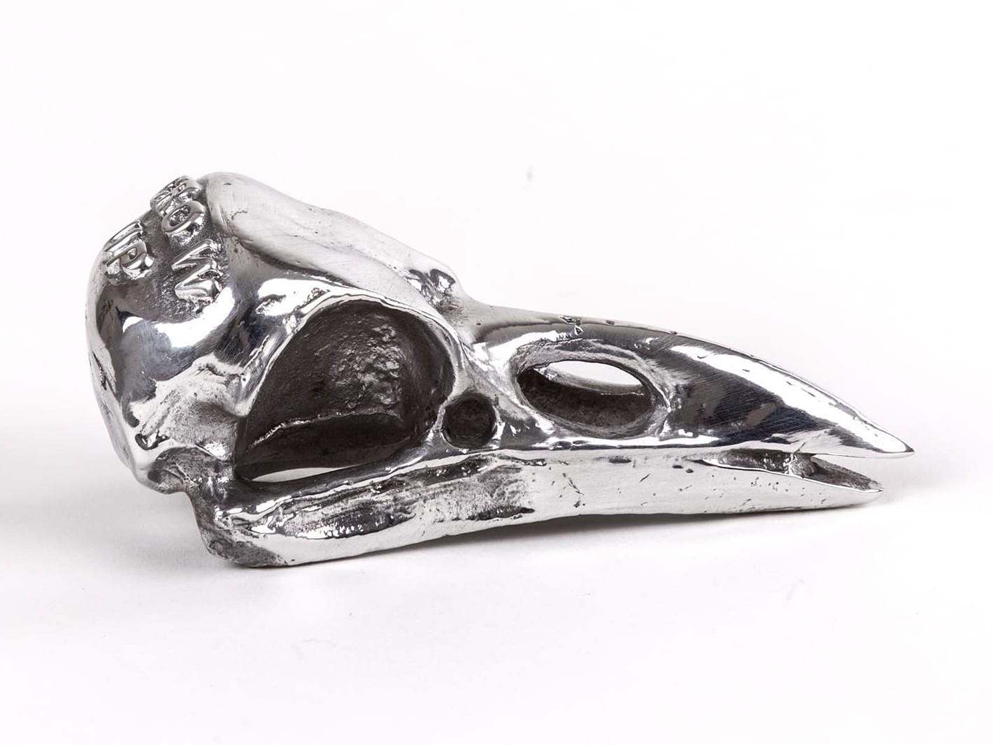 Aluminium decorative object | Bird Skull by Seletti