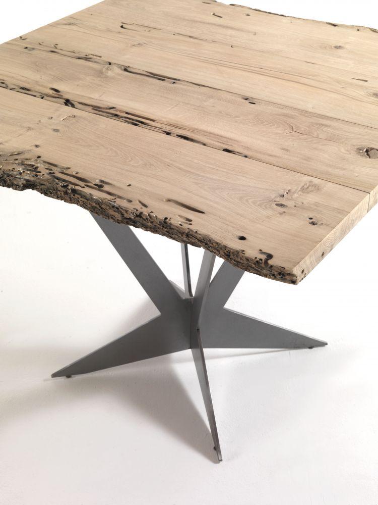 Square metal table | Tavolo by Riva 1920