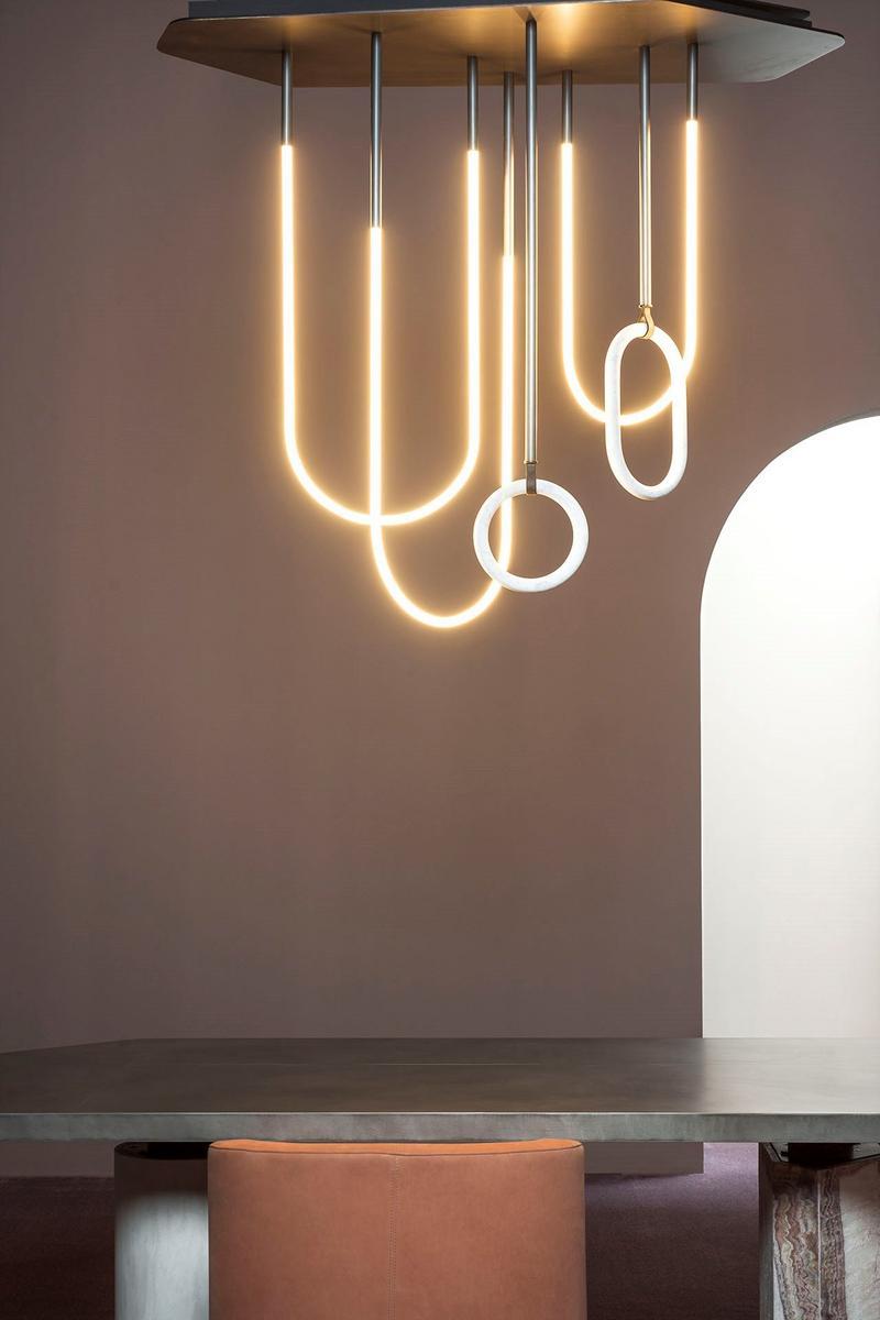 Direct light glass ceiling lamp | Say Yes by Baxter