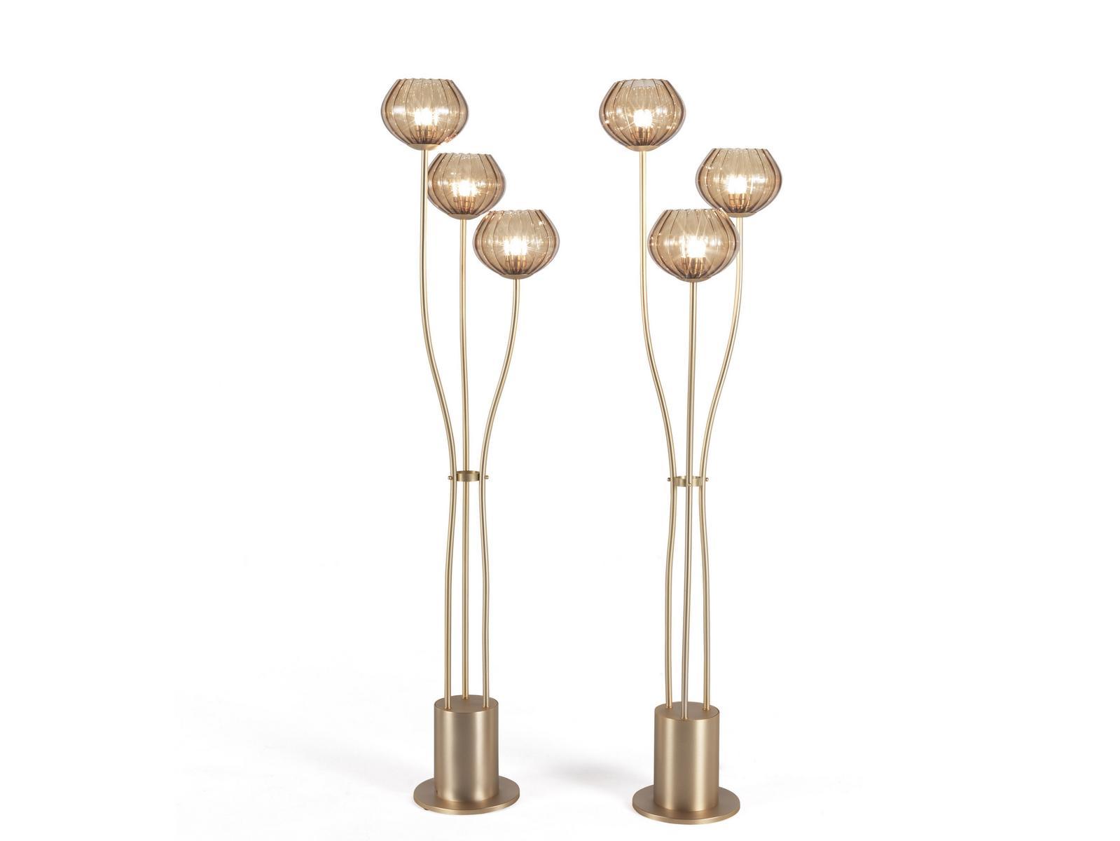 Metal floor lamp | Fleming by Gianfranco Ferre Home