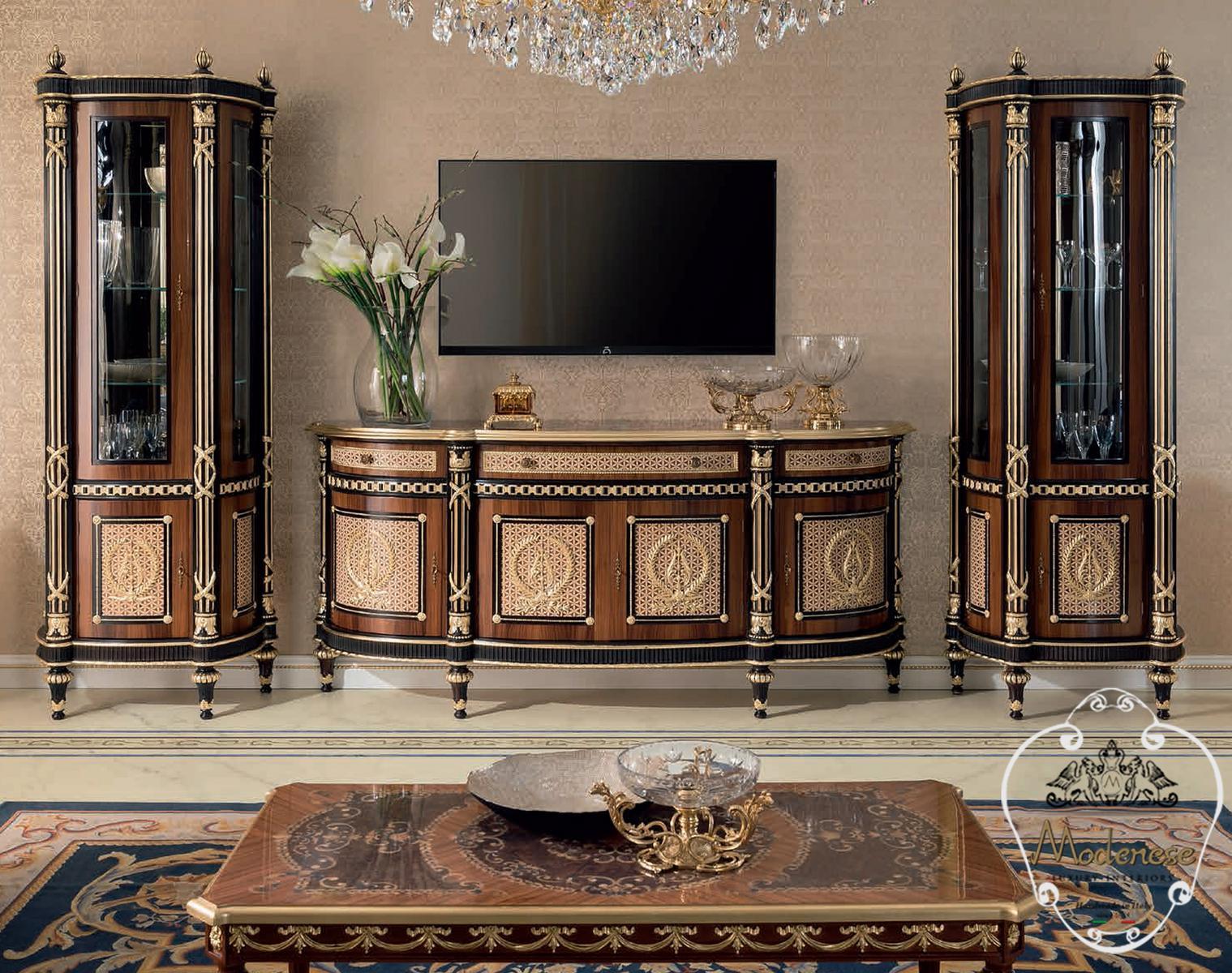 Wooden sideboard with doors with drawers | 14112 by Modenese Gastone