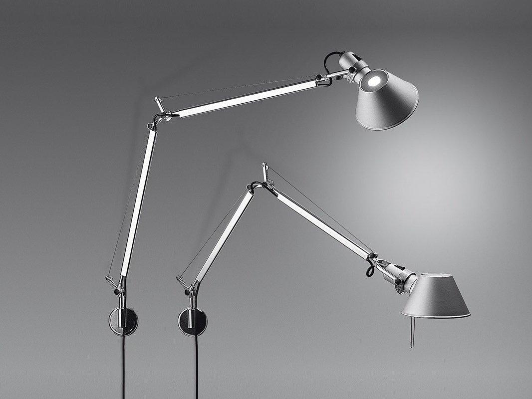 Direct light aluminium wall lamp | Tolomeo Wall by Artemide