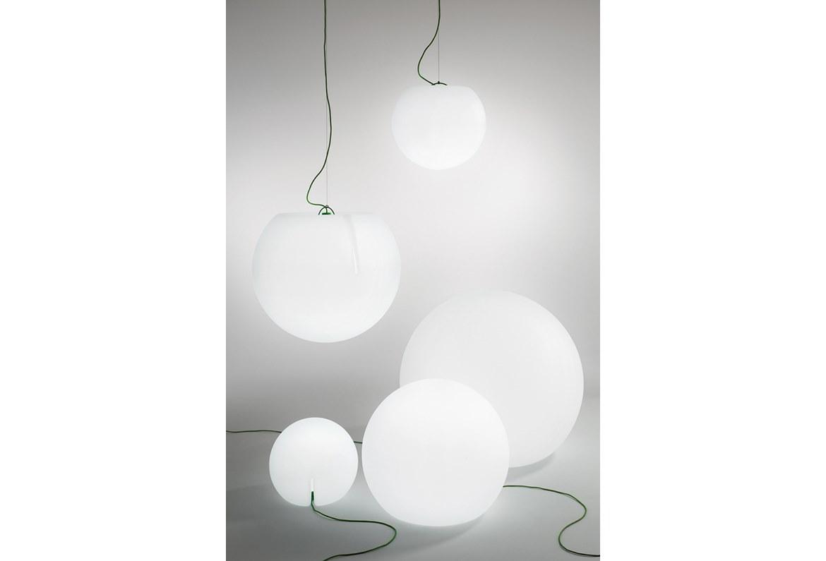LED polyethylene floor lamp | Happy Apple 332e by Pedrali