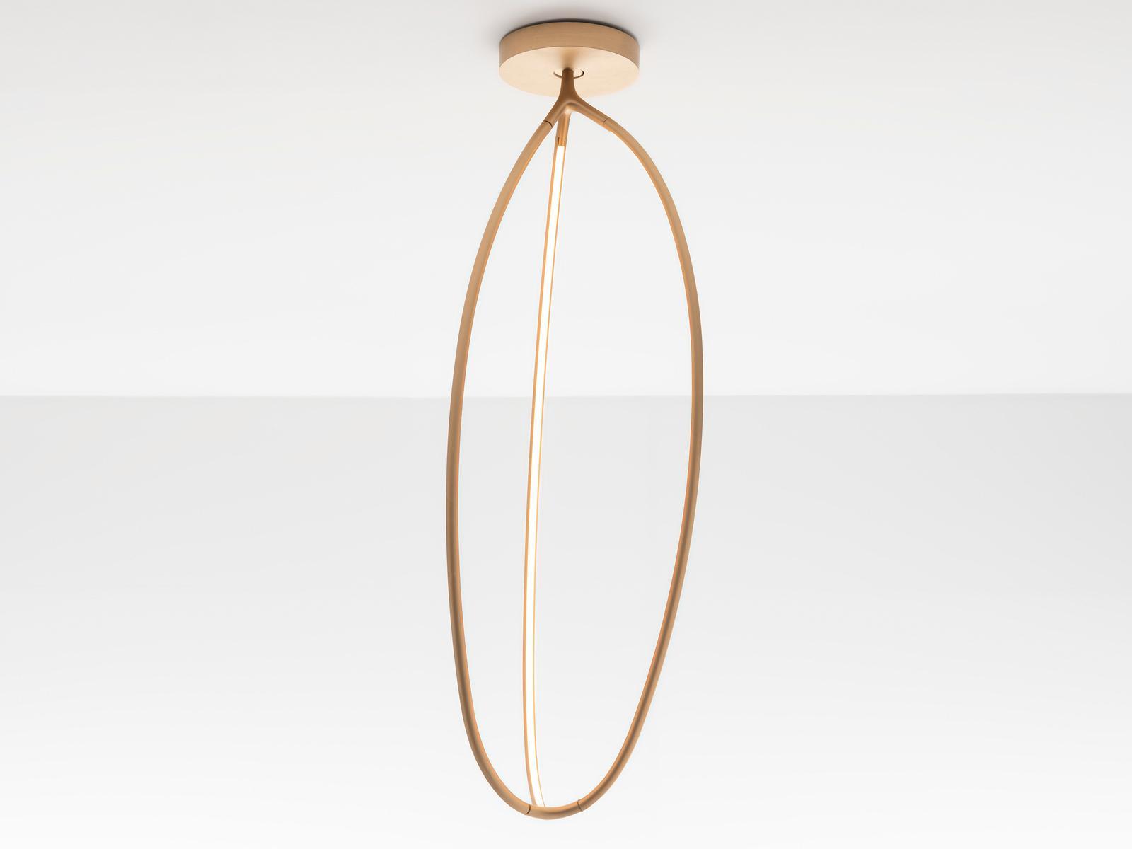 Aluminium and silicone ceiling lamp | Arrival by Artemide