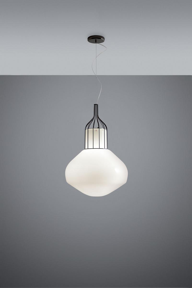 Blown glass pendant lamp | Aérostat by Fabbian
