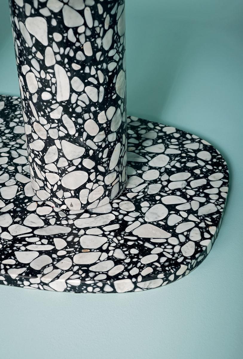 Square marble table | Matera by Baxter