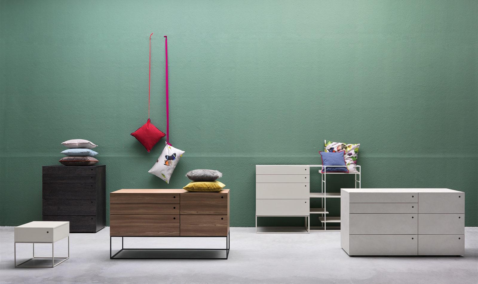 Rectangular lacquered chest of drawers with integrated handles | Hobby by ALF Dafre