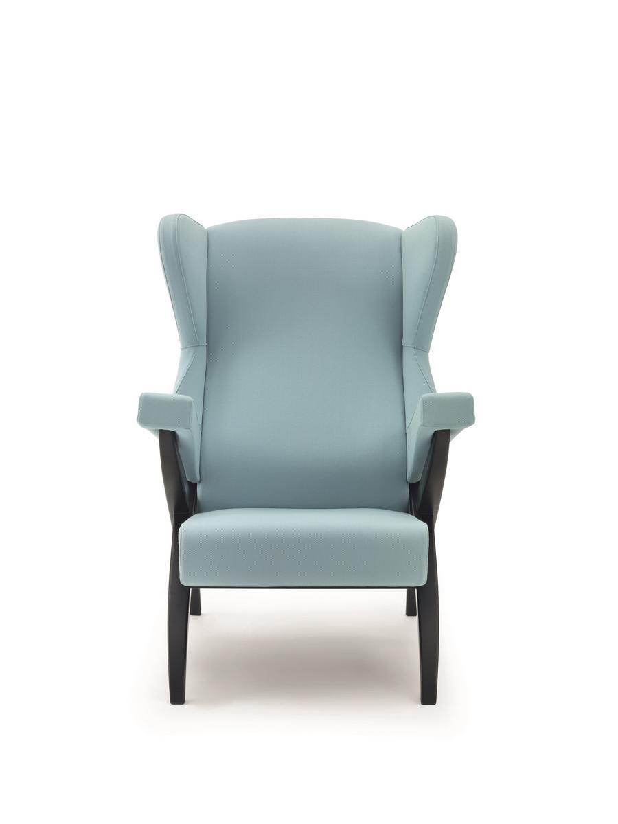 Fabric armchair with armrests | Fiorenza by Arflex