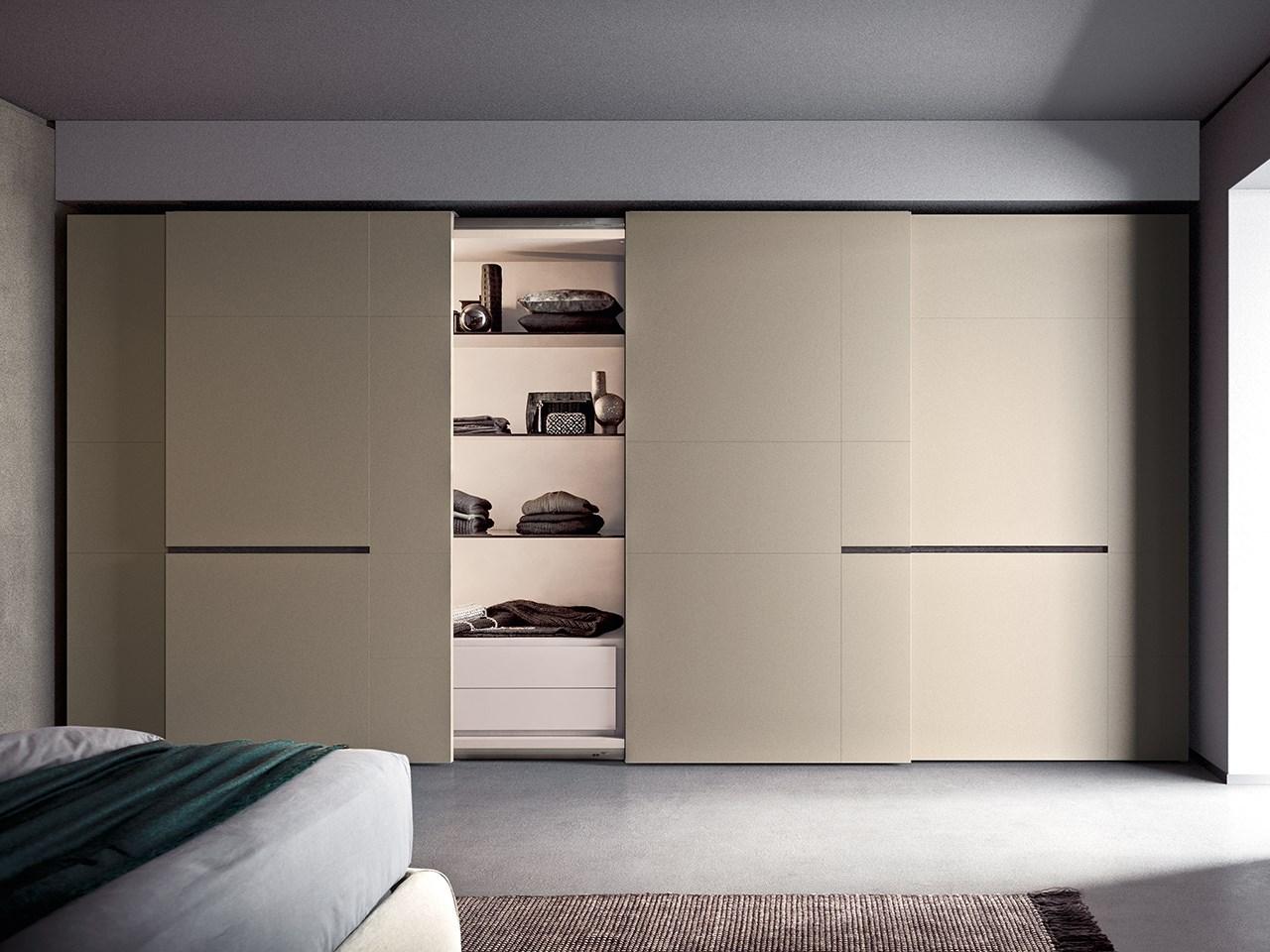 Lacquered wooden wardrobe | Crea by Pianca