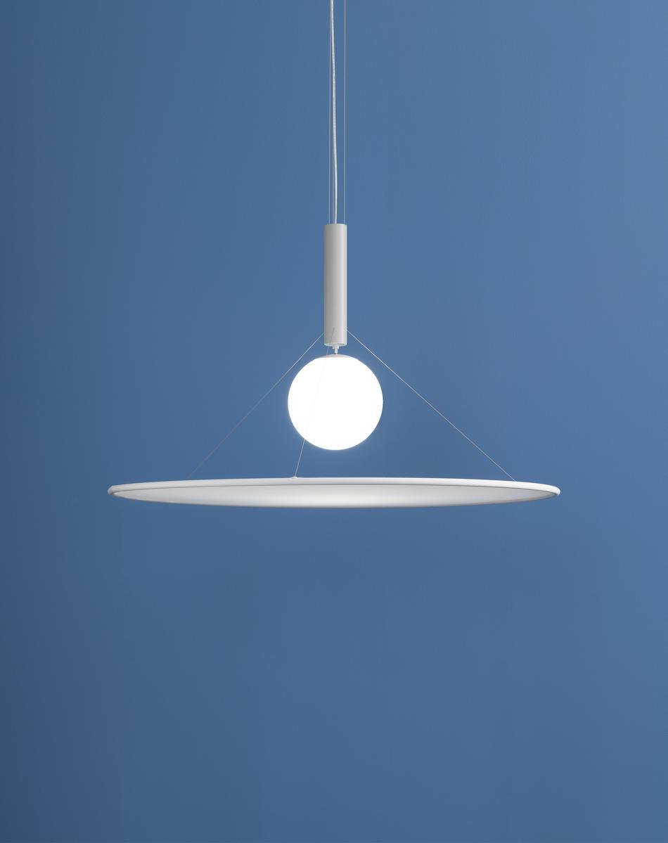 LED direct-indirect light adjustable pendant lamp | Manto by Axolight