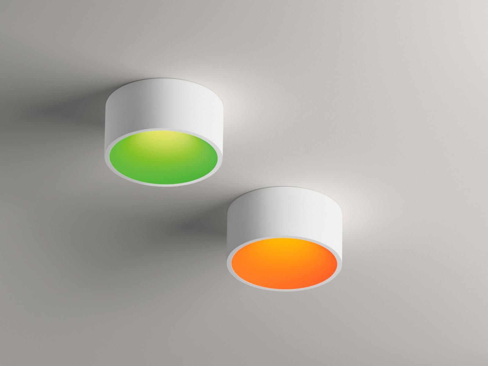 Aluminium ceiling lamp | Domo by Vibia