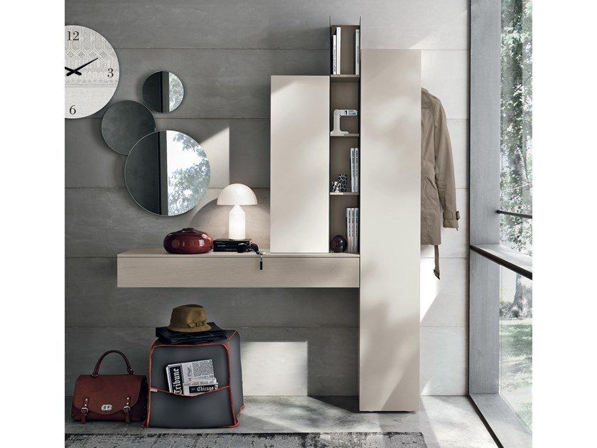 Sectional wall-mounted hallway unit | Ingressi by Tomasella