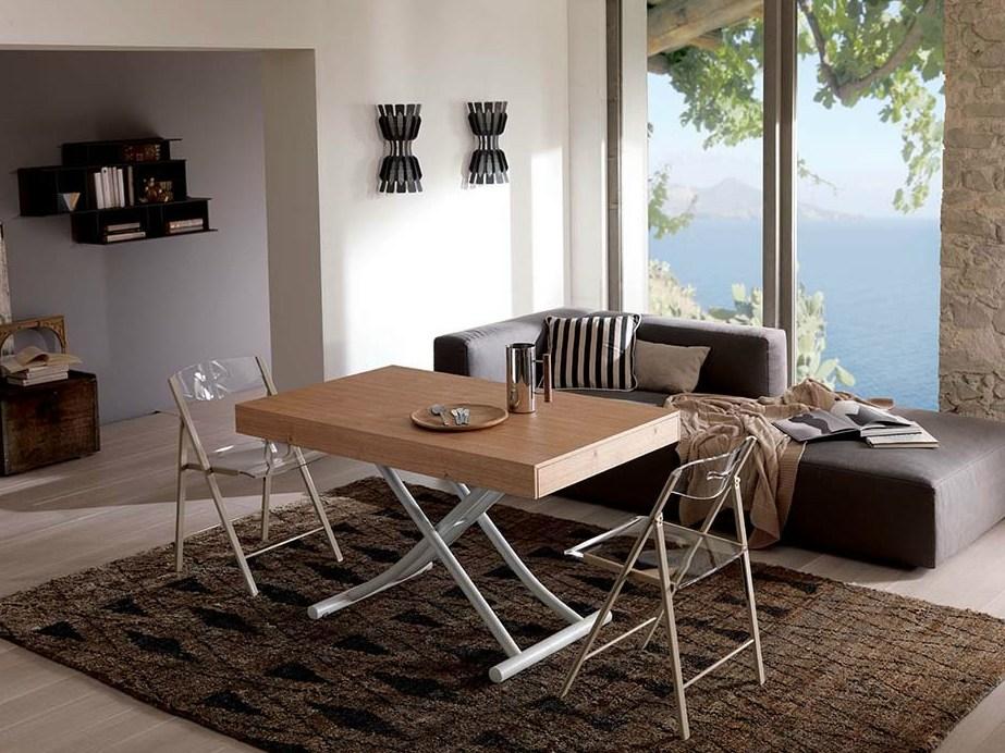 Height-adjustable folding coffee table | Newood by Ozzio Italia