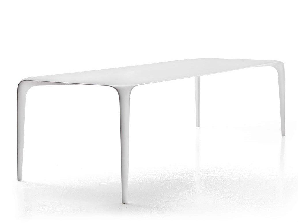 Rectangular Cristalplant® garden table | Link Outdoor by B&B Italia