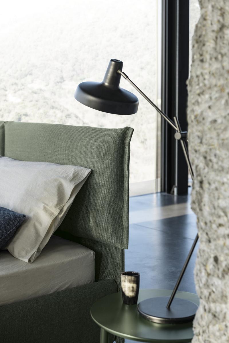 Upholstered storage bed | Iorca by Bolzan letti