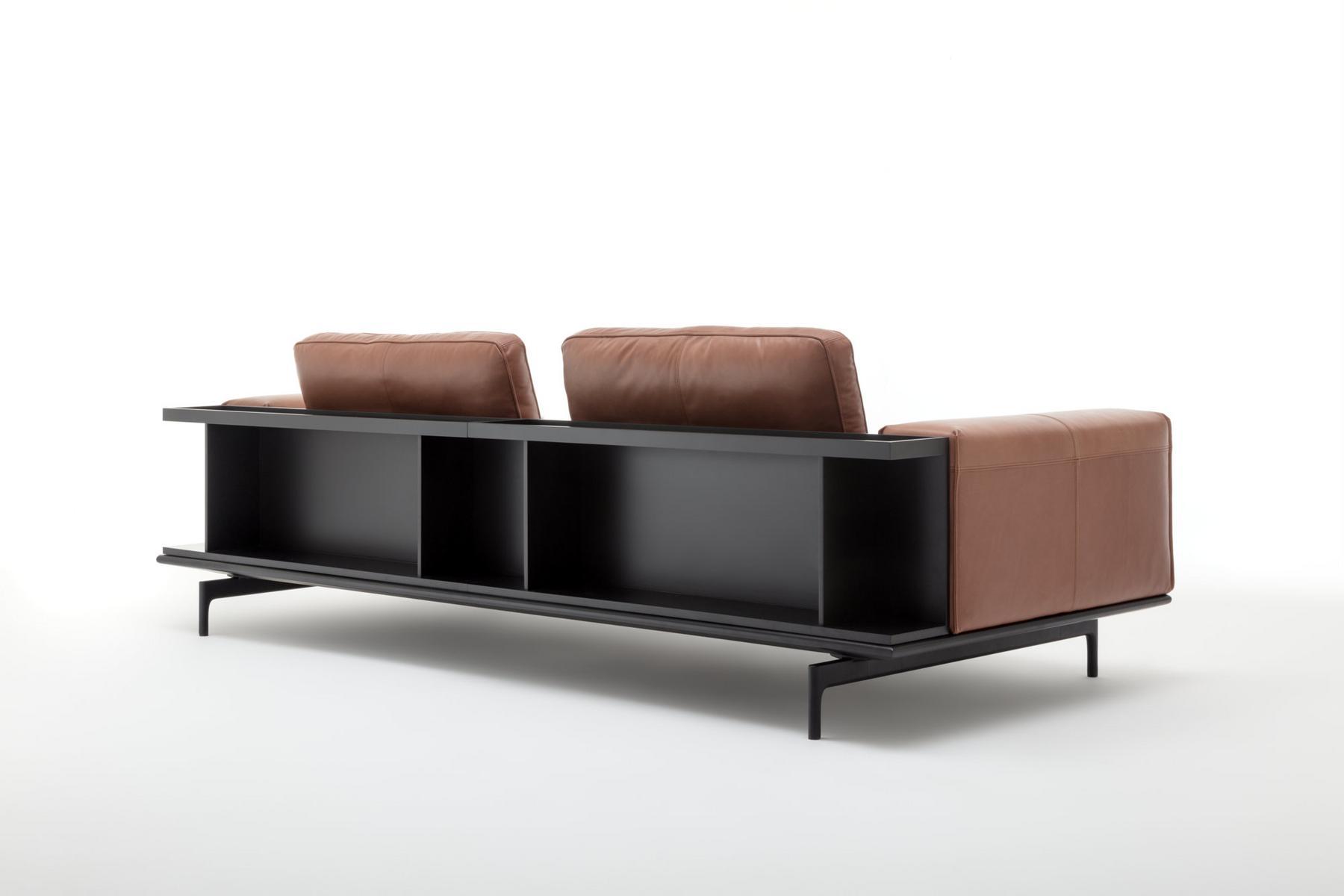 Leather sofa | 535 Liv by Rolf Benz