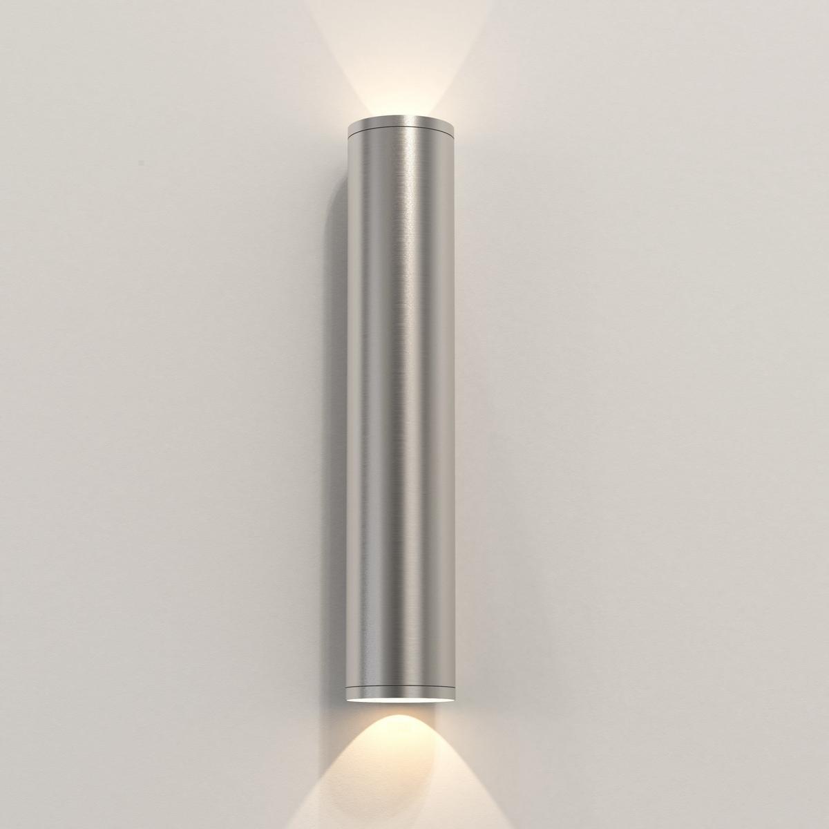 LED direct-indirect light stainless steel outdoor wall lamp | Ava 400 Coastal by Astro lighting