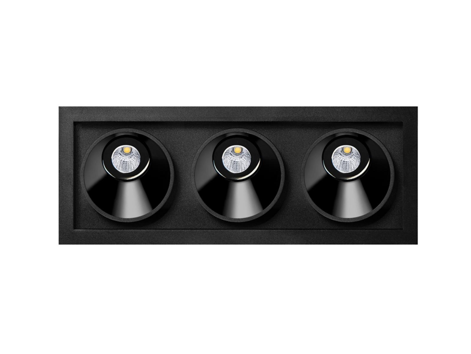 LED multiple recessed aluminium spotlight |  by Arkoslight