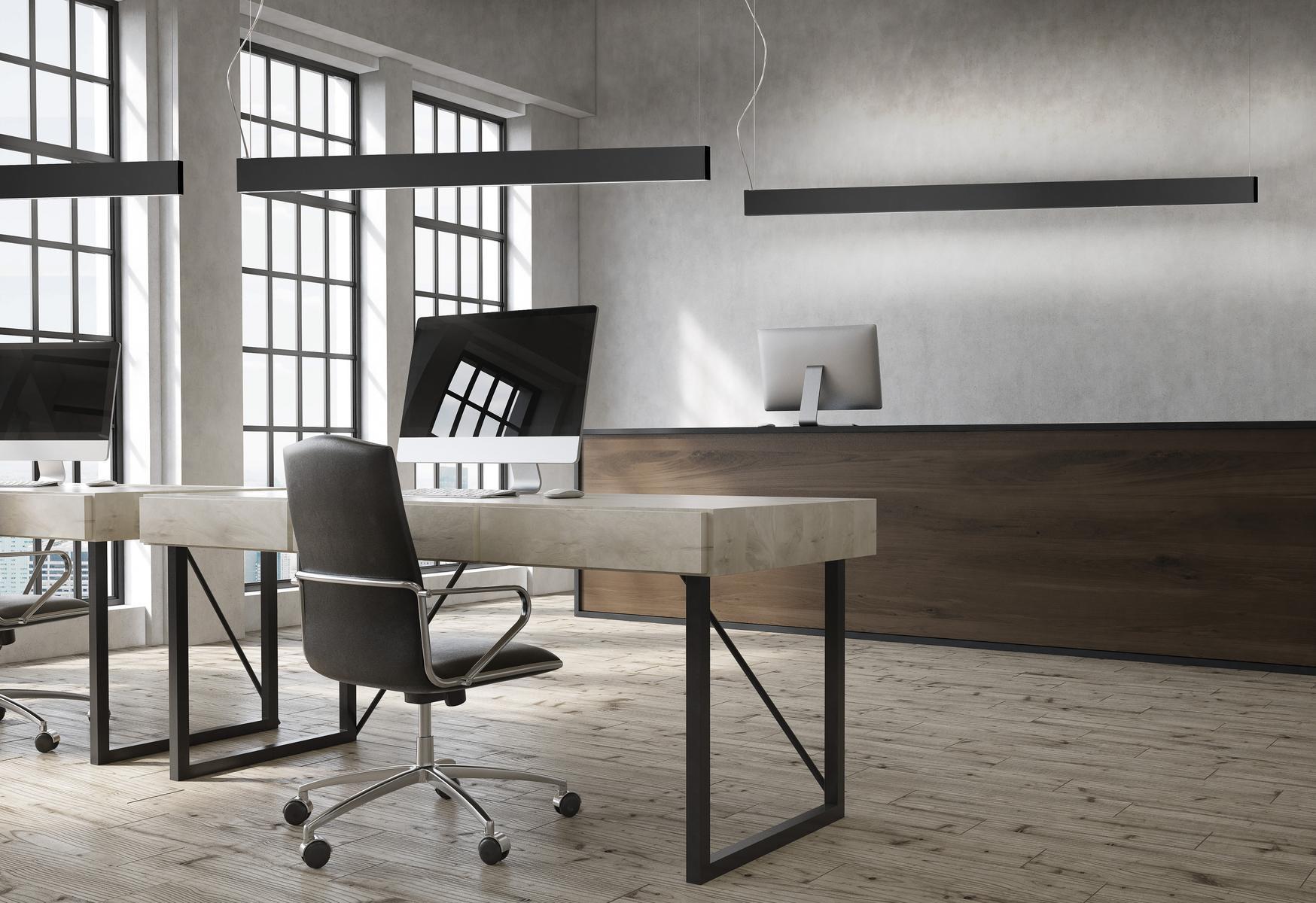 LED direct-indirect light extruded aluminium pendant lamp | Giano by Panzeri