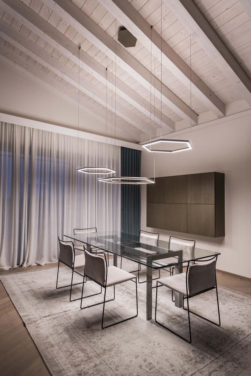 LED pendant lamp | Poly Esagono by Olev