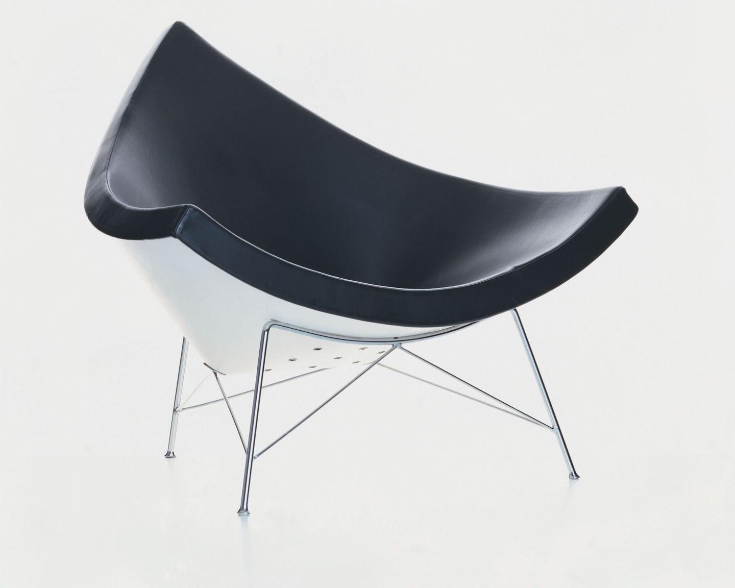 Leather armchair | Coconut by Vitra