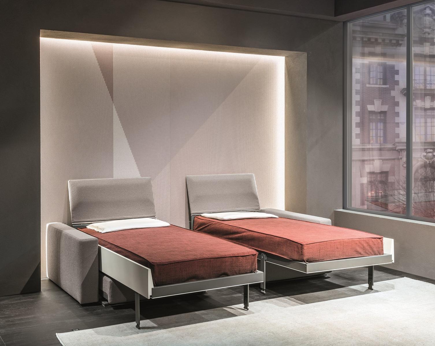 Convertible 2 seater fabric sofa | Ella & Louis by CLEI