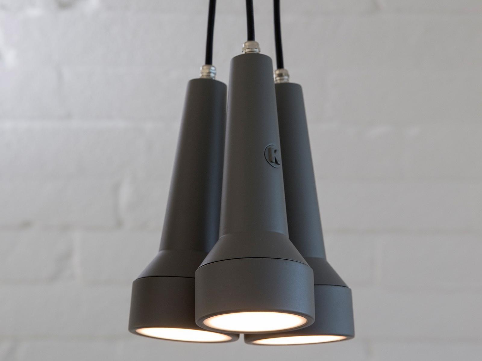 Direct light technopolymer pendant lamp | Torcia by Karman