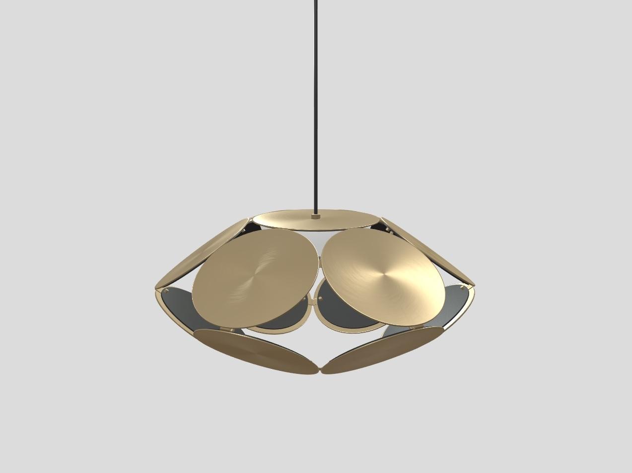 LED painted metal pendant lamp | Timeo S1 R45 by Masiero