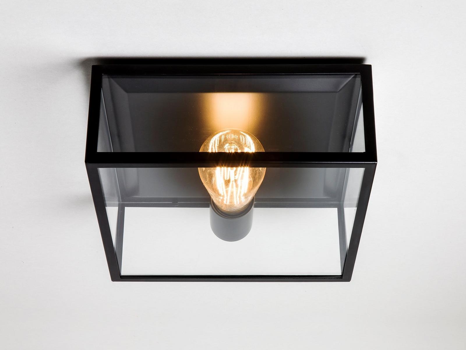 Glass and Stainless Steel ceiling lamp | Bronte by Astro lighting