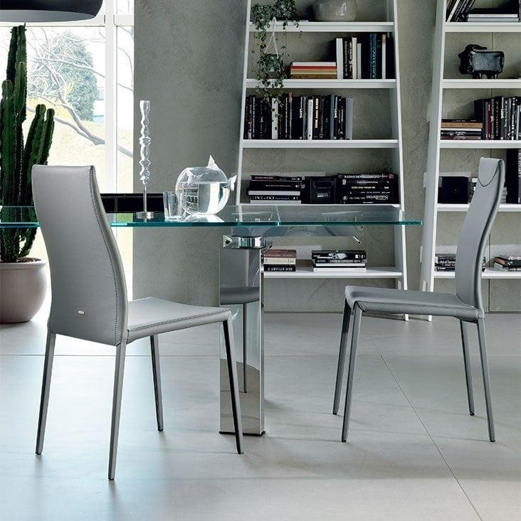 Leather chair | Maya Flex by Cattelan Italia