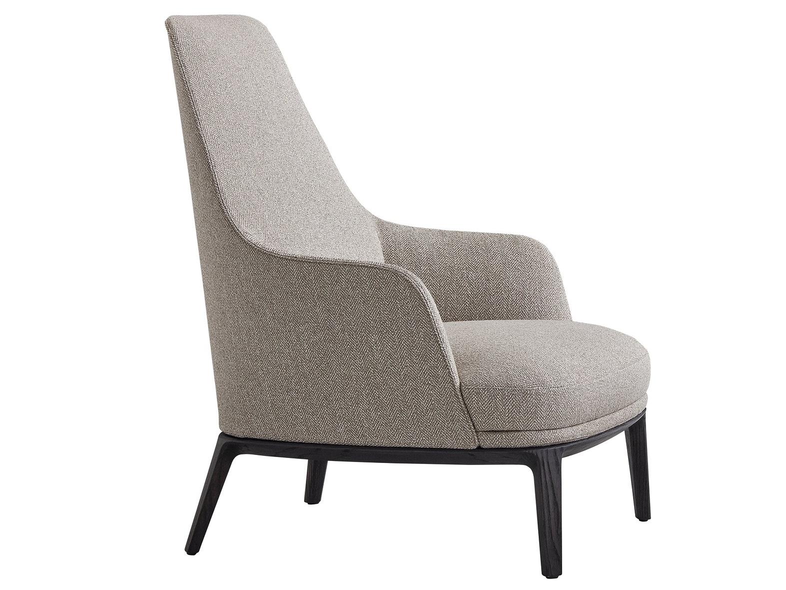 Fabric armchair with armrests | Jane Lounge by Poliform