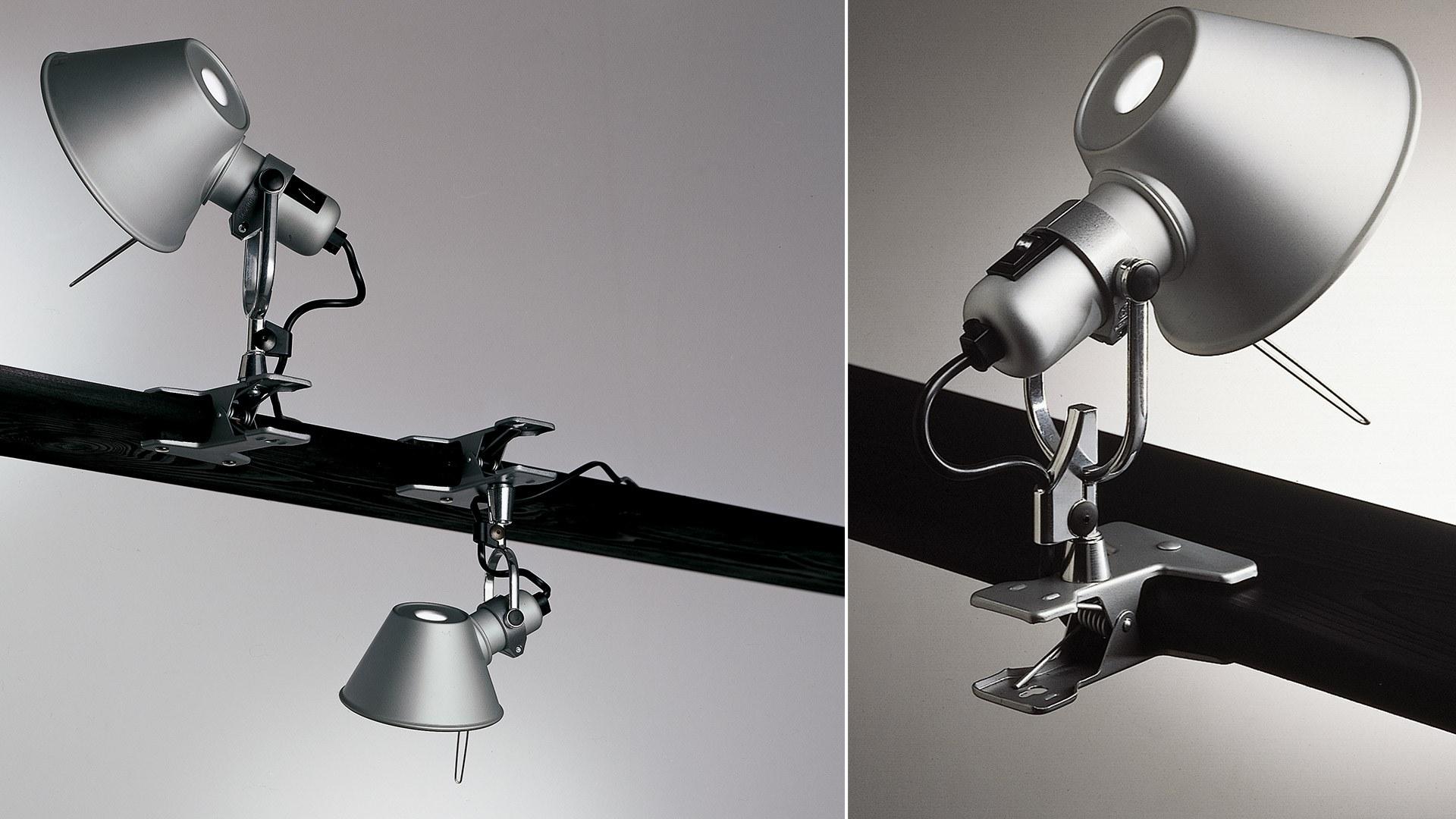 Clamp adjustable spotlight | Tolomeo Pinza by Artemide