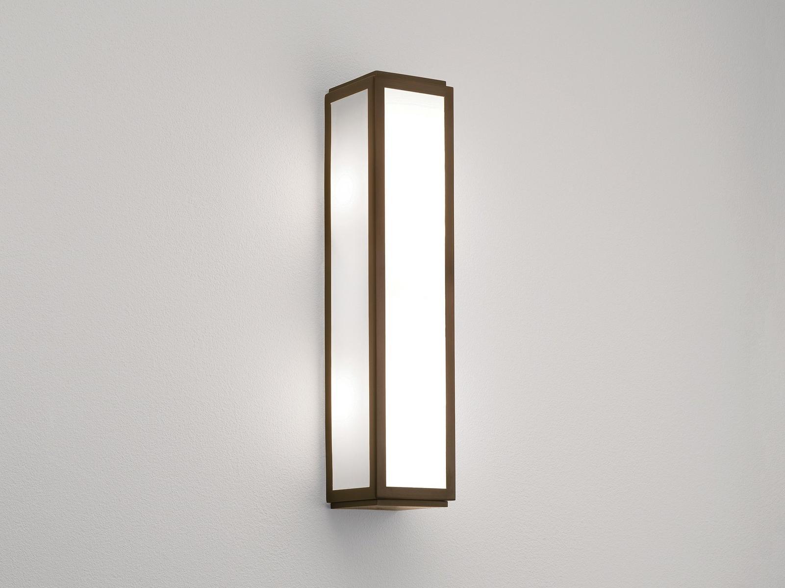 Glass and steel wall lamp | Mashiko 360 Classic by Astro lighting