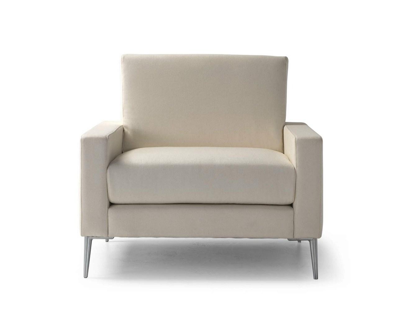 Upholstered armchair with armrests | Boston Sofa by Domingo salotti