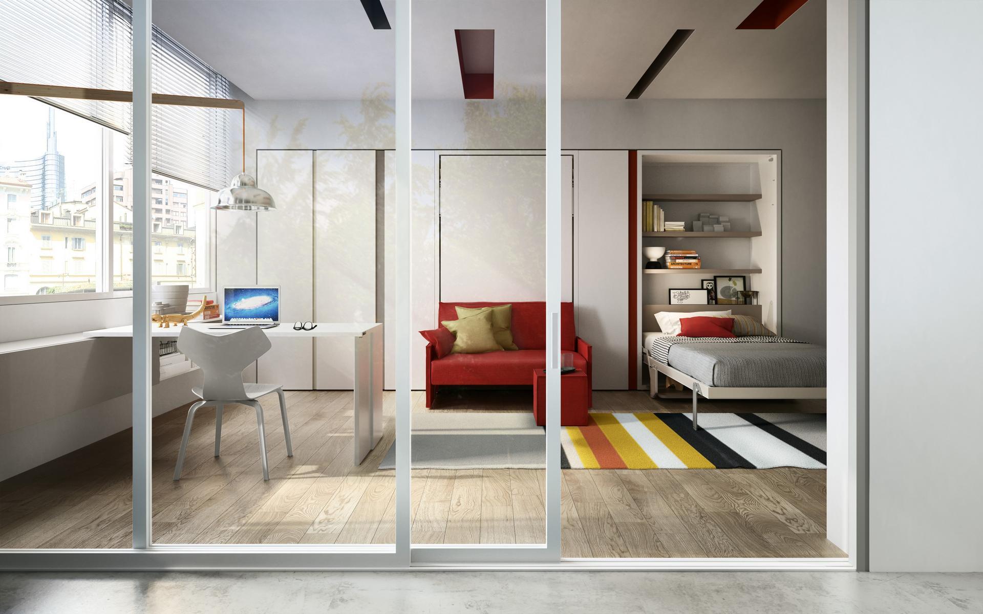 Convertible 2 seater sofa | Altea Book 120 Sofa by CLEI