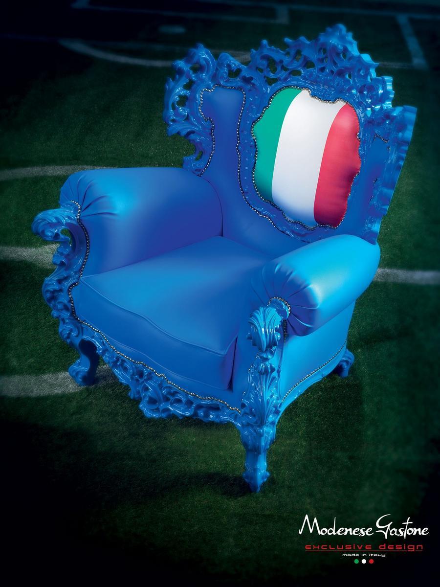 Armchair with armrests | World Champions by Modenese Gastone
