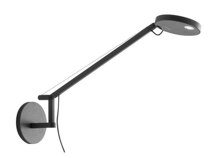Direct light wall lamp with swing arm | Demetra Micro by Artemide