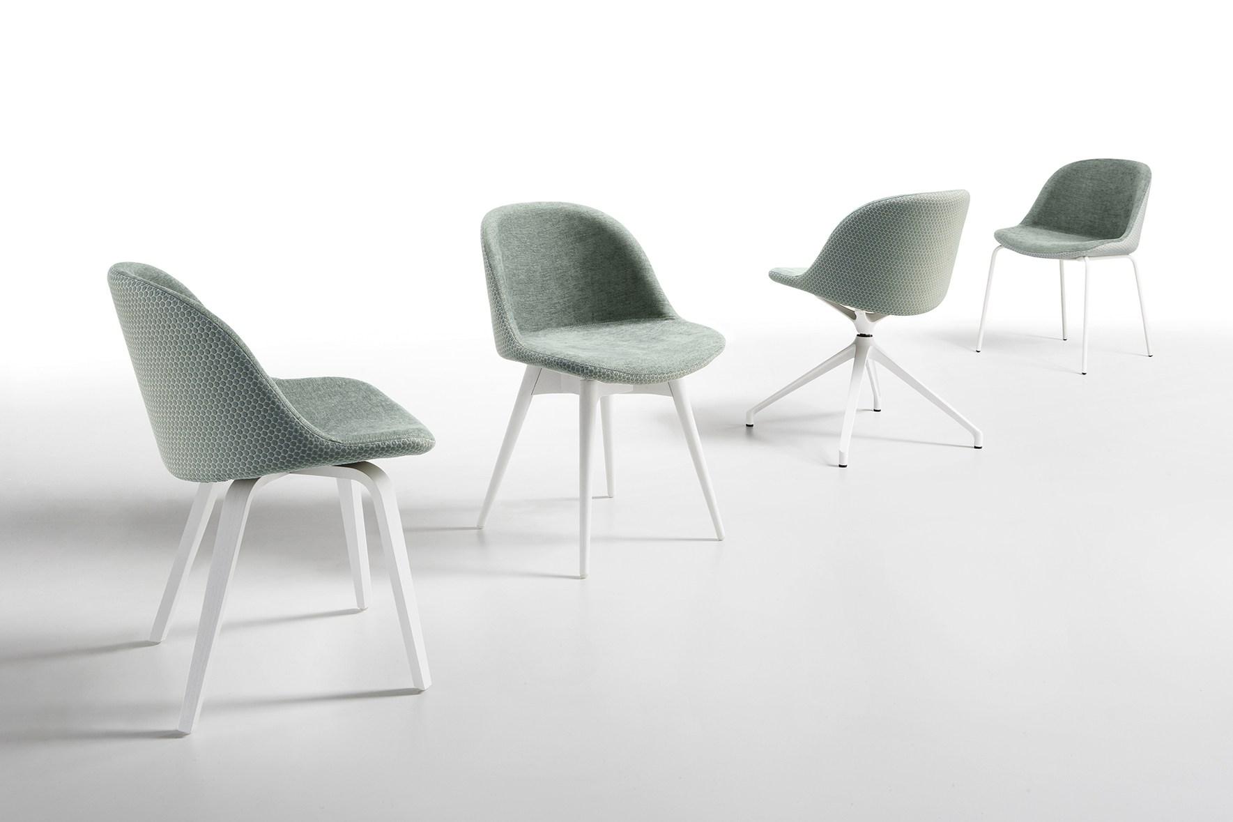 Contemporary style upholstered metal restaurant chair | Sonny S-q by Midj