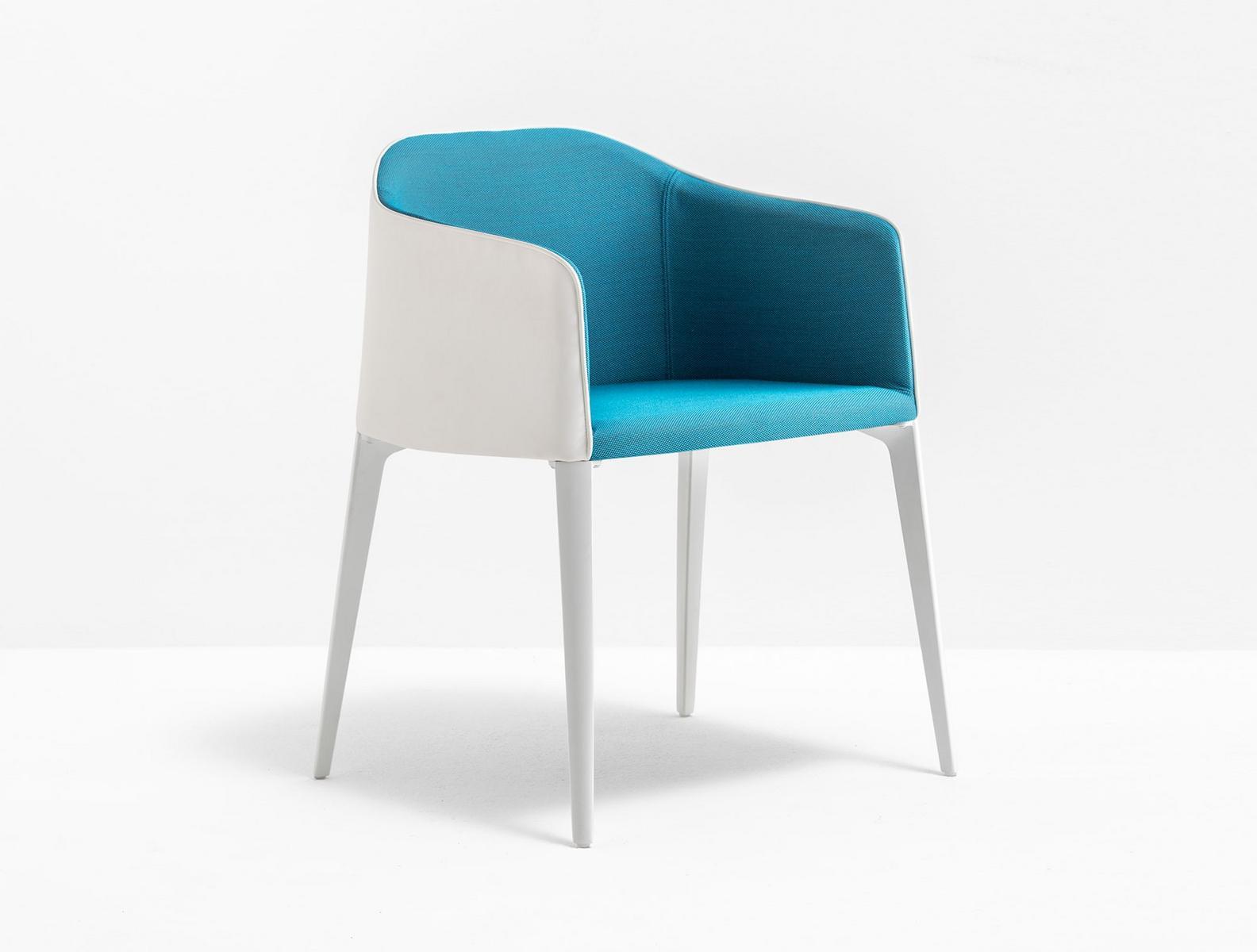 Upholstered chair with armrests | Laja 885 by Pedrali