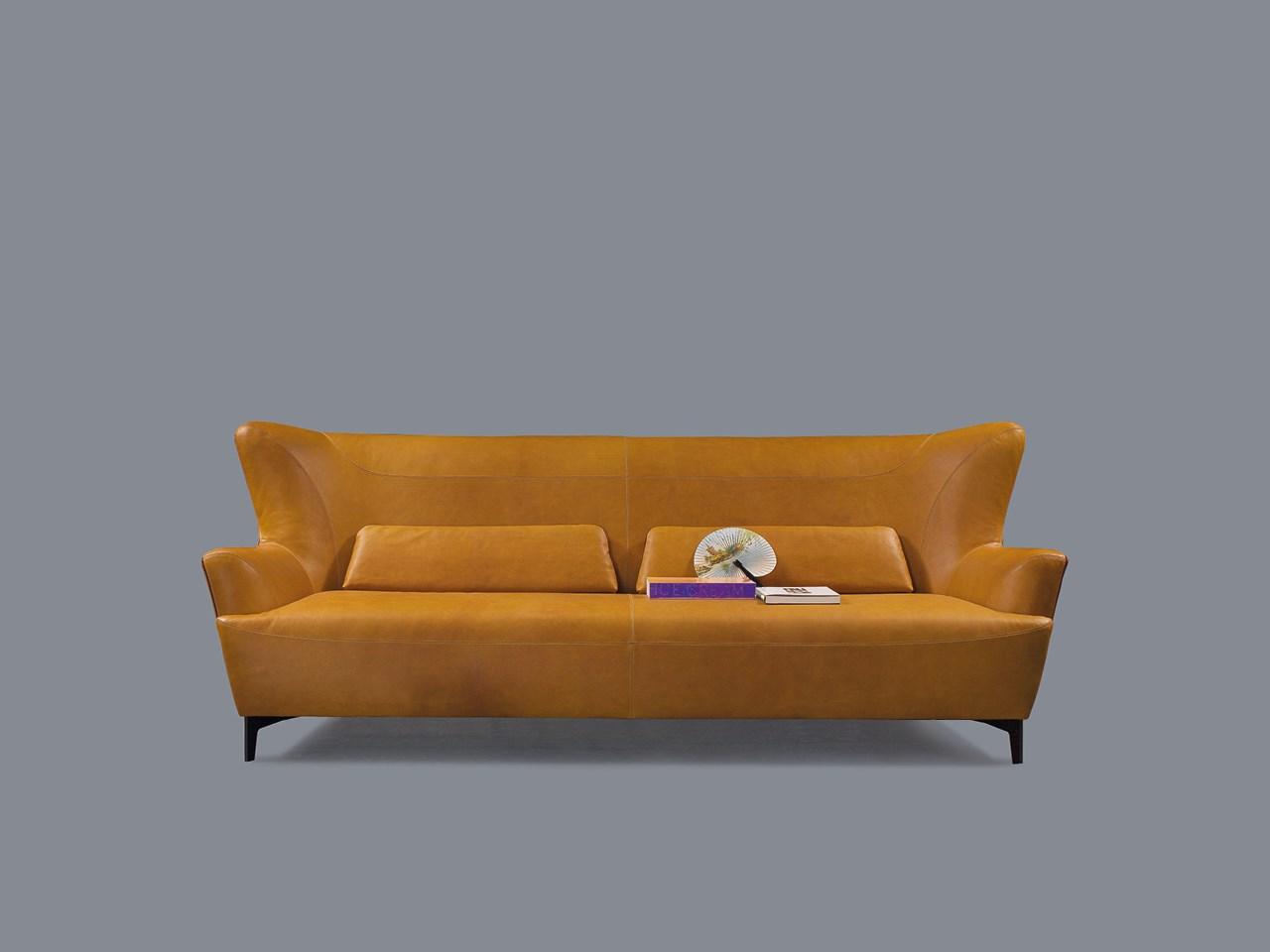 Sectional leather sofa | Harmony by Borzalino