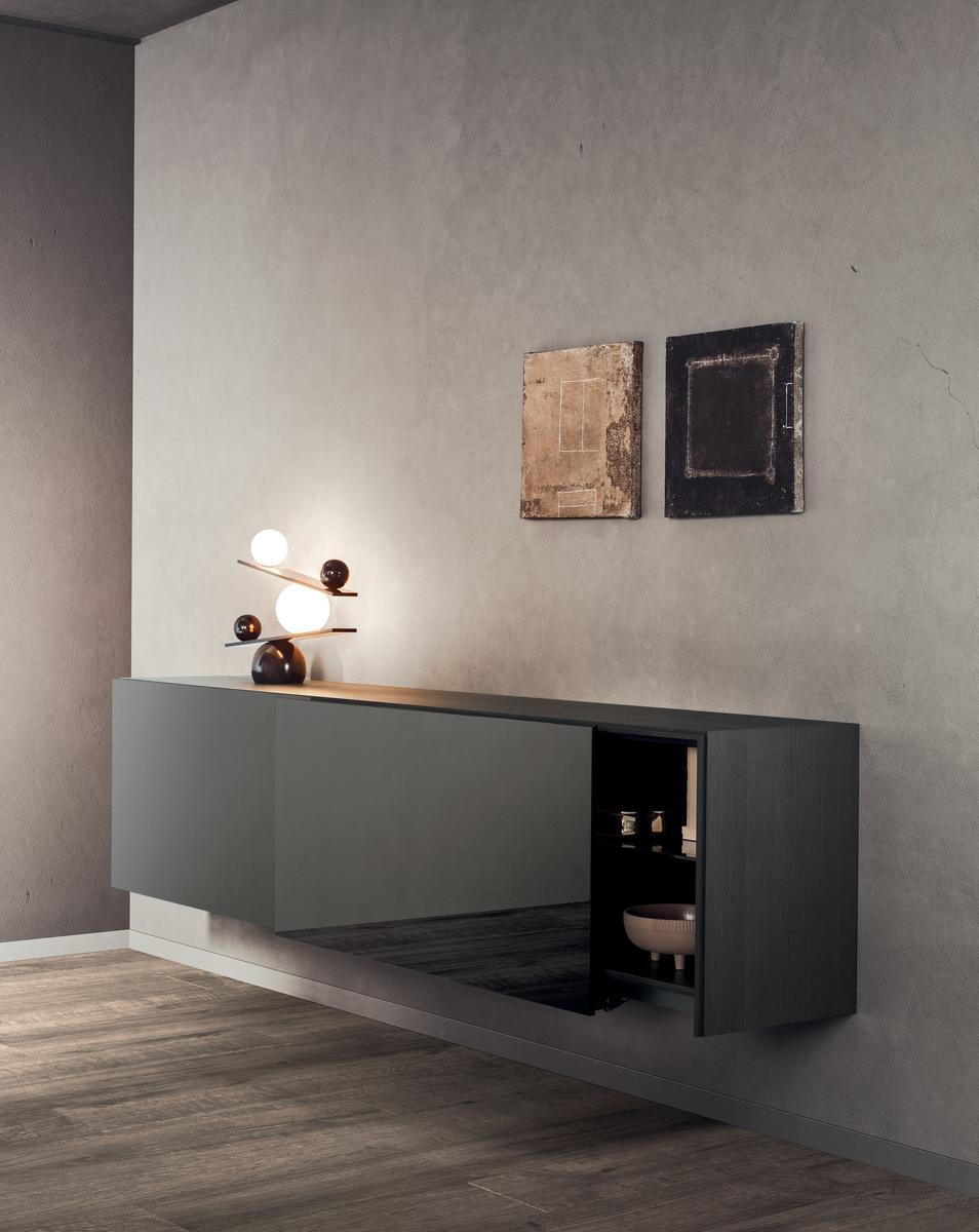 Wooden sideboard with coplanar doors | People by Pianca