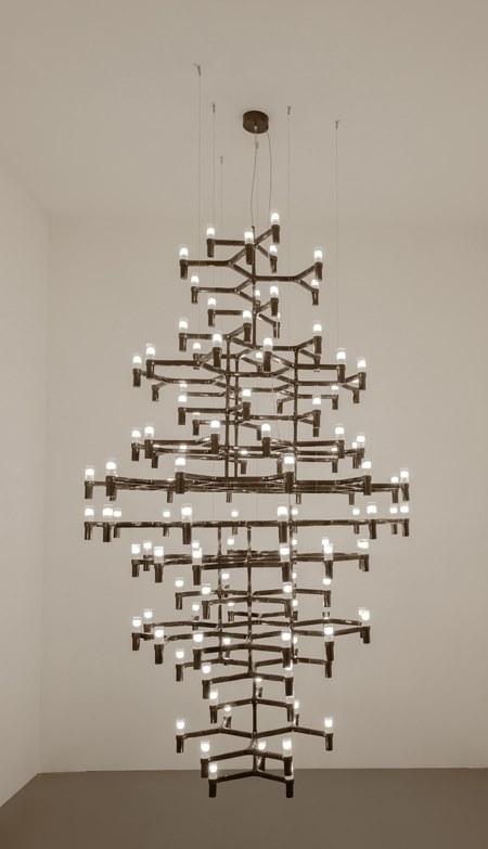Die cast aluminium chandelier | Crown Royal by Nemo