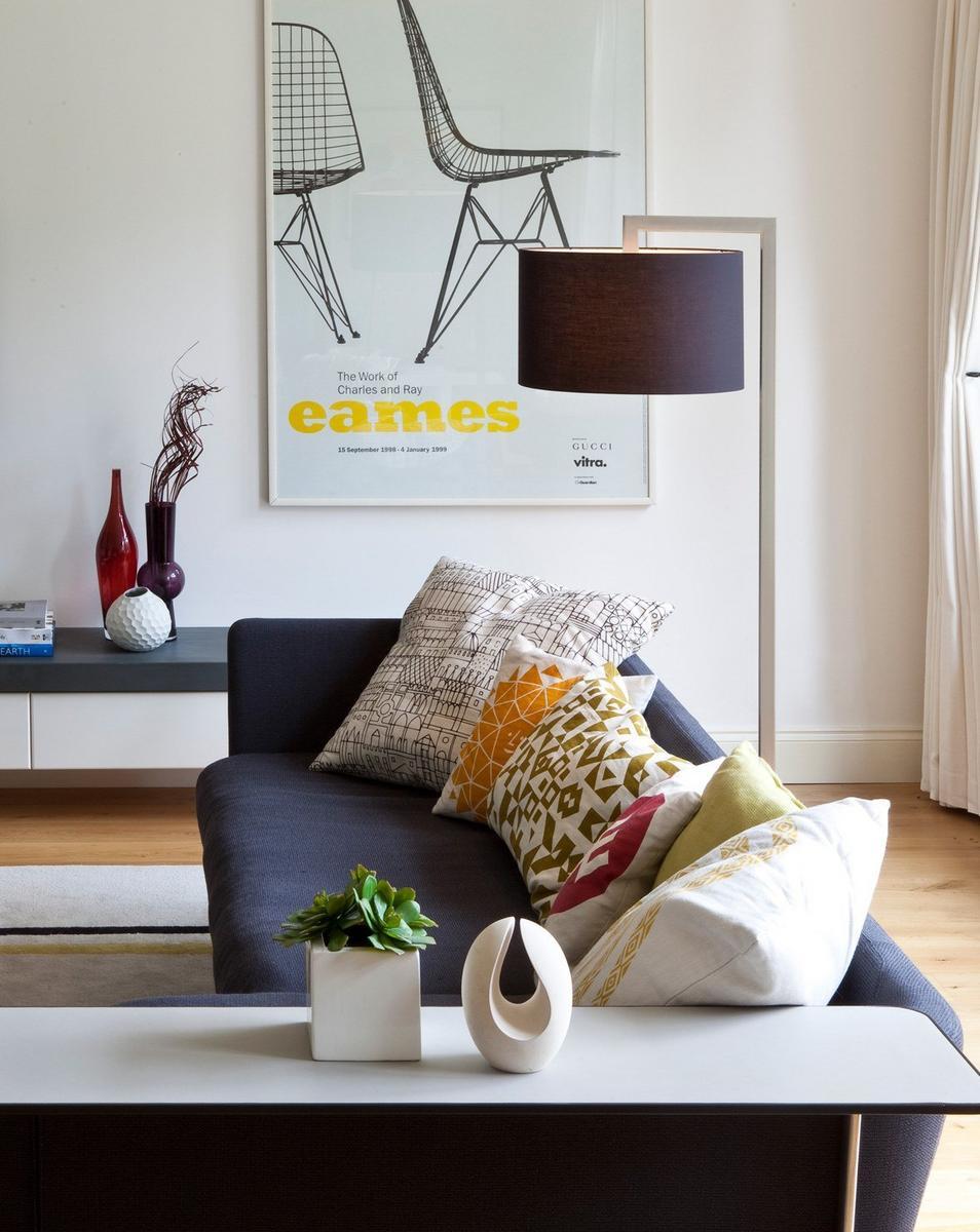 Floor lamp in steel and fabric | Ravello by Astro lighting