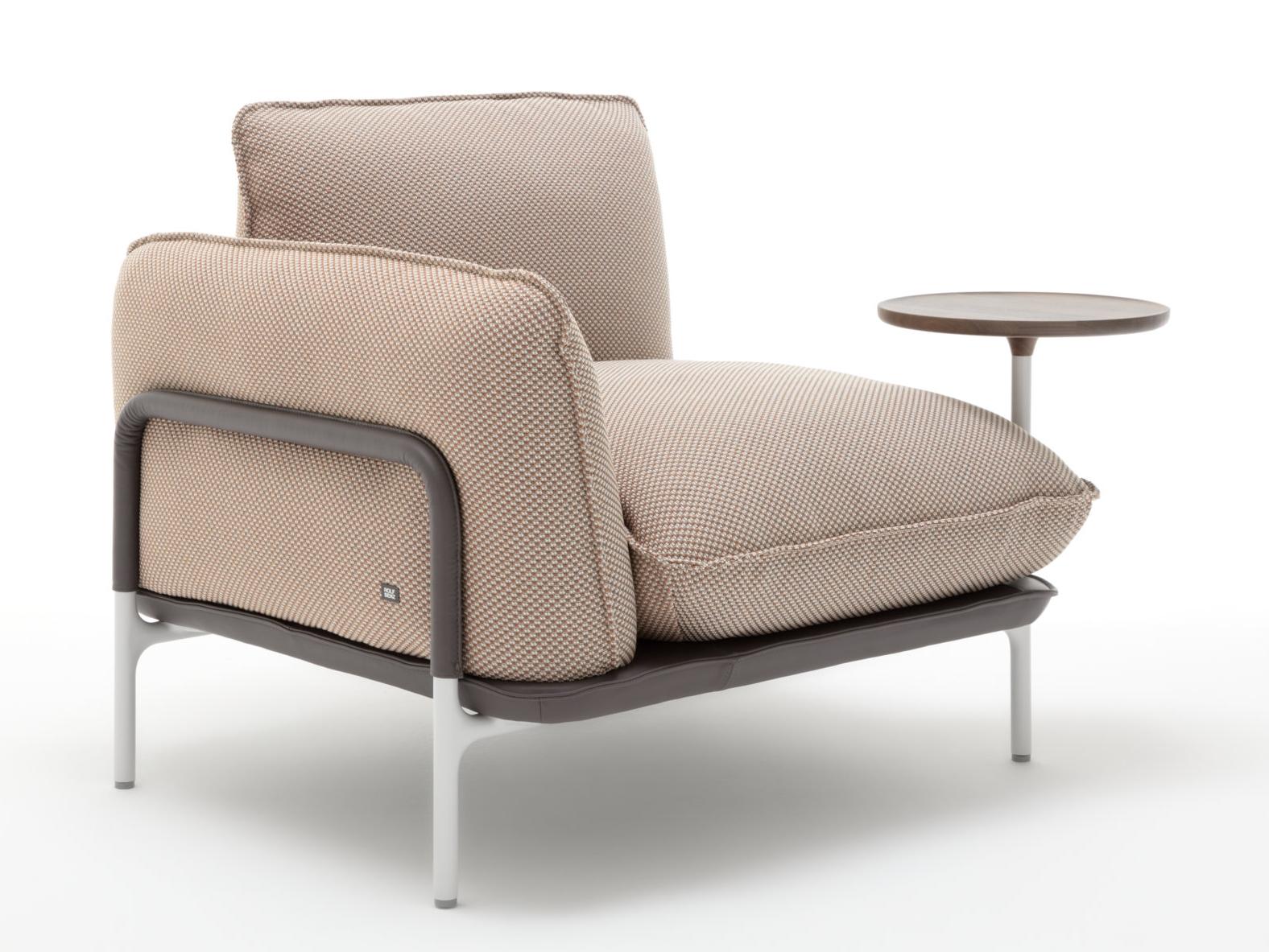 Fabric armchair with armrests | 515 Addit by Rolf Benz