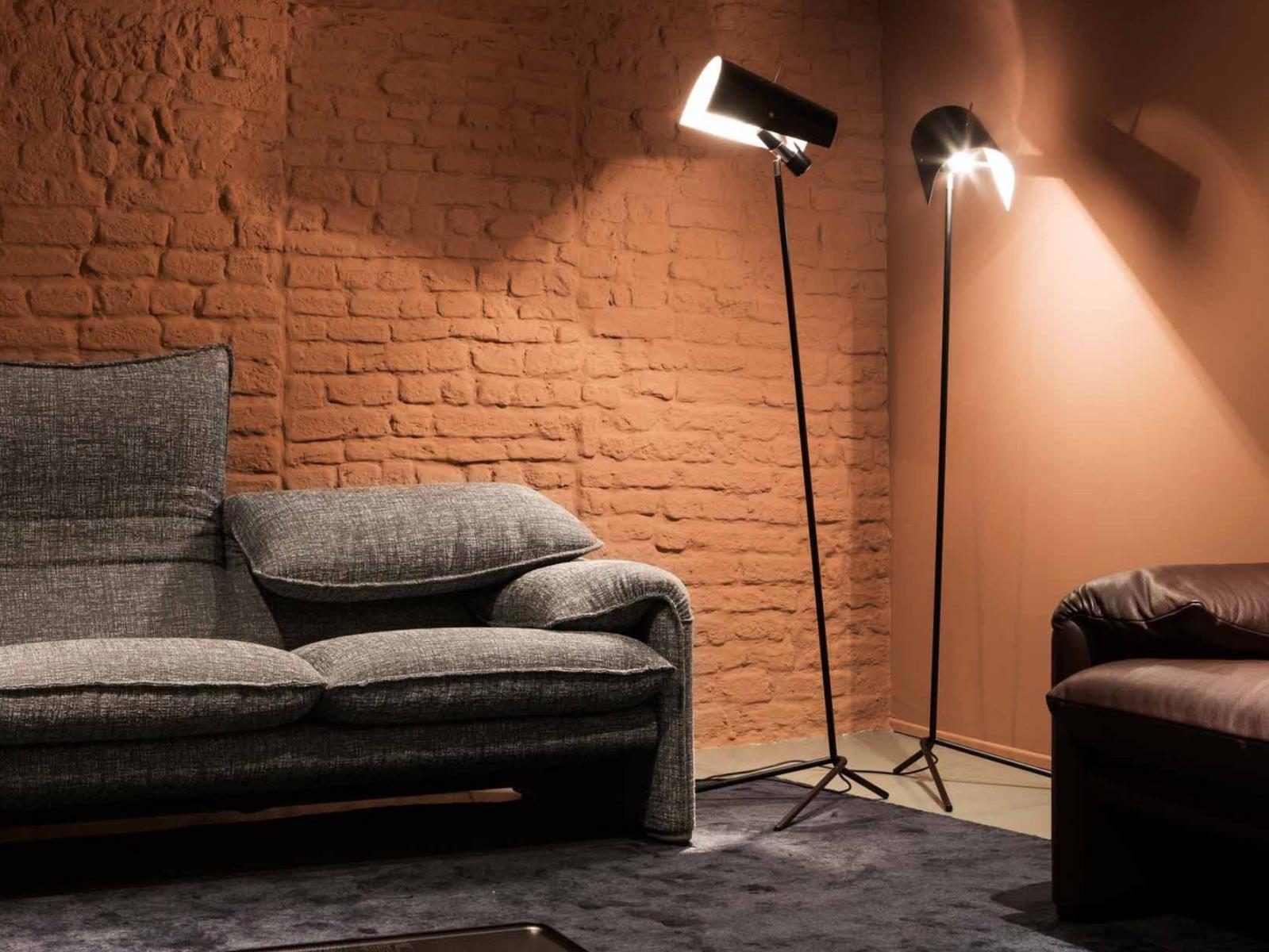 Indirect light adjustable floor lamp | Claritas by Nemo