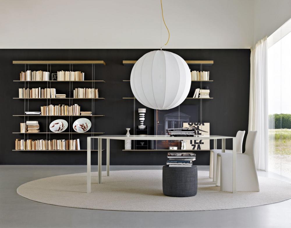Rectangular aluminium table | Less Less by Molteni